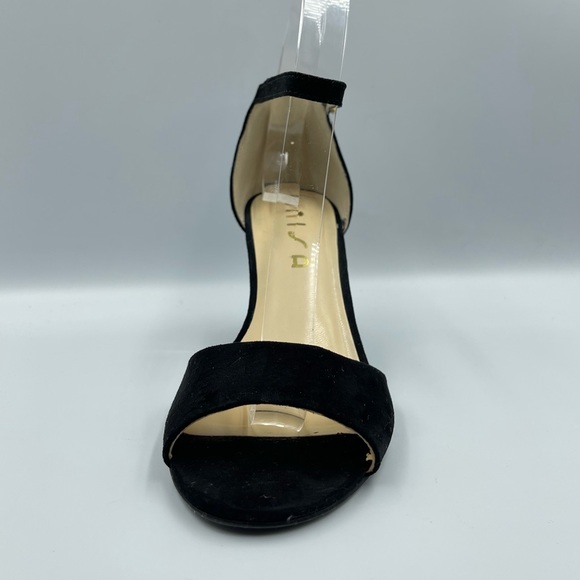 Unisa Black Suede Wedge Women Sz 7.5 M - Picture 12 of 15